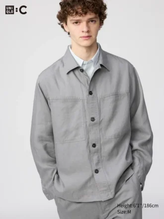 Giacca-camicia da uomo in Premium Linen