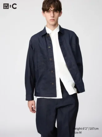 Giacca-camicia da uomo in Premium Linen