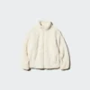 Giacca con zip integrale in pile con filato soffice per bambini Giacca con zip integrale in pile con filato soffice per bambini