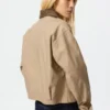 Giacca corta da donna con zip per pantaloncini Giacca corta da donna con zip per pantaloncini