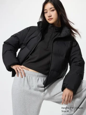 Giacca corta da donna in piuma Seamless Down