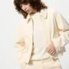 Giacca corta da donna in velluto a coste in pantaloncini Giacca corta da donna in velluto a coste in pantaloncini
