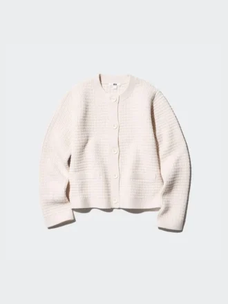 Giacca corta in maglia da donna in pantaloncini