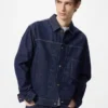 Giacca da camionista in denim unisex Giacca da camionista in denim unisex