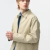Giacca da giubbotto da uomo con zip Giacca da giubbotto da uomo con zip