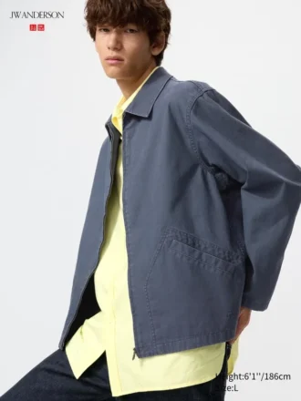 Giacca da giubbotto da uomo con zip