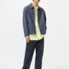 Giacca da giubbotto da uomo con zip Giacca da giubbotto da uomo con zip