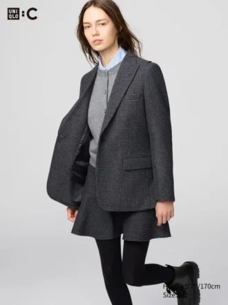 Giacca sartoriale da donna in tweed Giacca sartoriale da donna in tweed