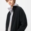 Giacca unisex in pile con zip integrale Giacca unisex in pile con zip integrale