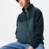 Giacca unisex in pile con zip integrale | Color Block Giacca unisex in pile con zip integrale | Color Block
