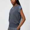 Gilet da donna in maglia lavabile con bottoni