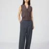 Gilet da donna in maglia lavabile con bottoni