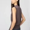 Gilet da donna in maglia lavabile con bottoni