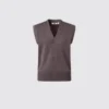 Gilet da donna in maglia lavabile con bottoni