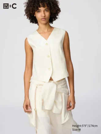 Gilet da donna in Premium Linen