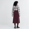 Gonna da donna in maglia 3D Knit con Souffle Yarn