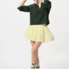 Gonna da tennis a pieghe da donna