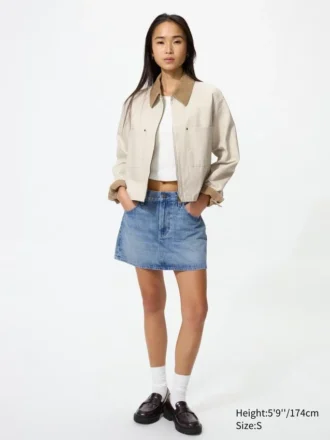 Gonna in denim da donna
