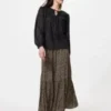 Gonna lunga a balze da donna | Stampata Gonna lunga a balze da donna | Stampata