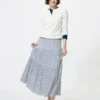 Gonna lunga a balze da donna | Stampata Gonna lunga a balze da donna | Stampata