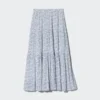 Gonna lunga a balze da donna | Stampata Gonna lunga a balze da donna | Stampata