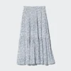 Gonna lunga a balze da donna | Stampata Gonna lunga a balze da donna | Stampata