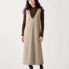 Gonna-maglione in jersey spazzolato da donna Gonna-maglione in jersey spazzolato da donna