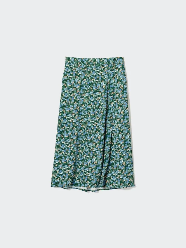 Gonna midi con spacco stampata da donna Gonna midi con spacco stampata da donna