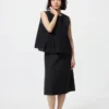 Gonna midi da donna in misto lino | Pantaloncini