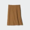 Gonna midi da donna in misto lino | Pantaloncini
