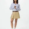 Gonna pantalone a pieghe da donna