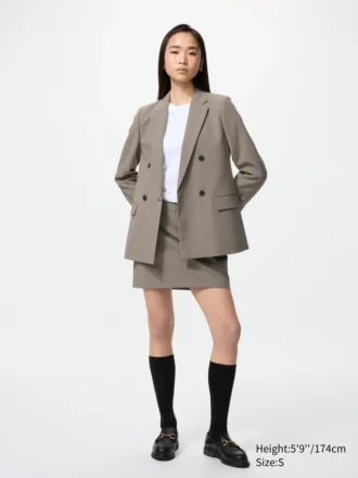 Gonna pantalone a quadri da donna