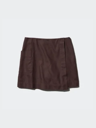 Gonna pantalone da donna in misto lino