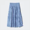 Gonna voluminosa da donna in seersucker | Gingham Gonna voluminosa da donna in seersucker | Gingham