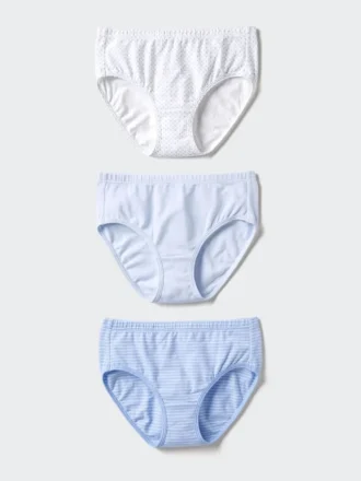 Intimo in cotone elasticizzato per bambini | 3 paia | A pois