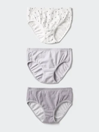 Intimo in cotone elasticizzato per bambini | 3 paia | Ciliegia