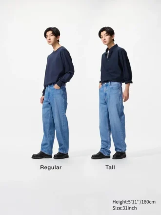 Jeans da uomo a zampa larga
