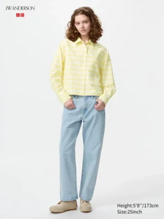 Jeans dritti da donna | Pantaloncini