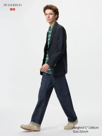 Jeans dritti da uomo in selvedge Jeans dritti da uomo in selvedge