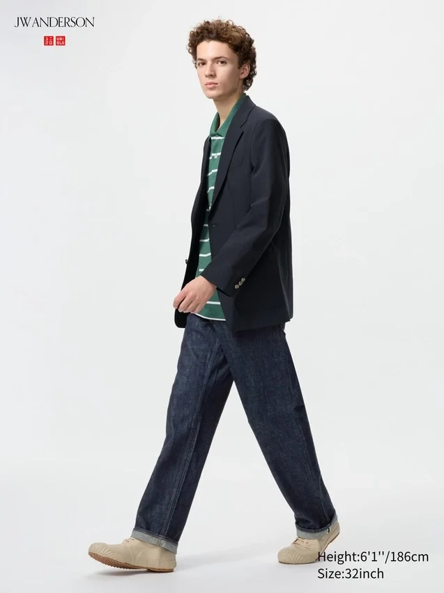 Jeans dritti da uomo in selvedge Jeans dritti da uomo in selvedge
