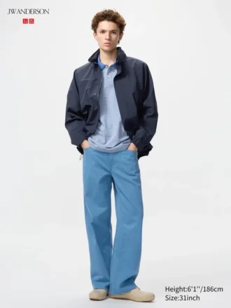 Jeans larghi a gamba dritta da uomo