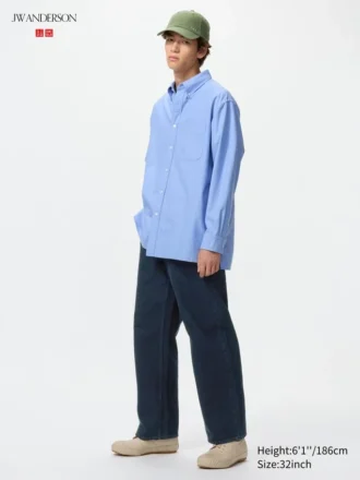 Jeans larghi a gamba dritta da uomo