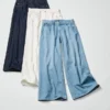Jeans larghi a vita bassa da donna Jeans larghi a vita bassa da donna