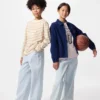 Jeans larghi a zampa per bambini Jeans larghi a zampa per bambini