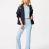 Leggings a zampa d’elefante con costine morbide AIRism da donna Leggings a zampa d’elefante con costine morbide AIRism da donna