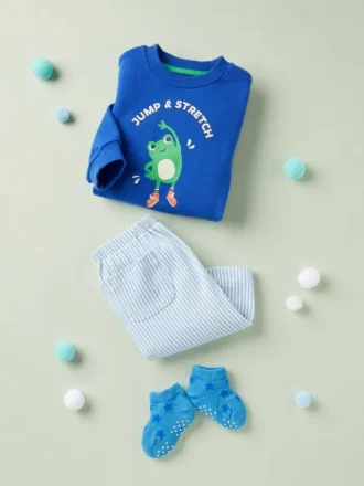 Leggings corti Baby AIRism | A righe