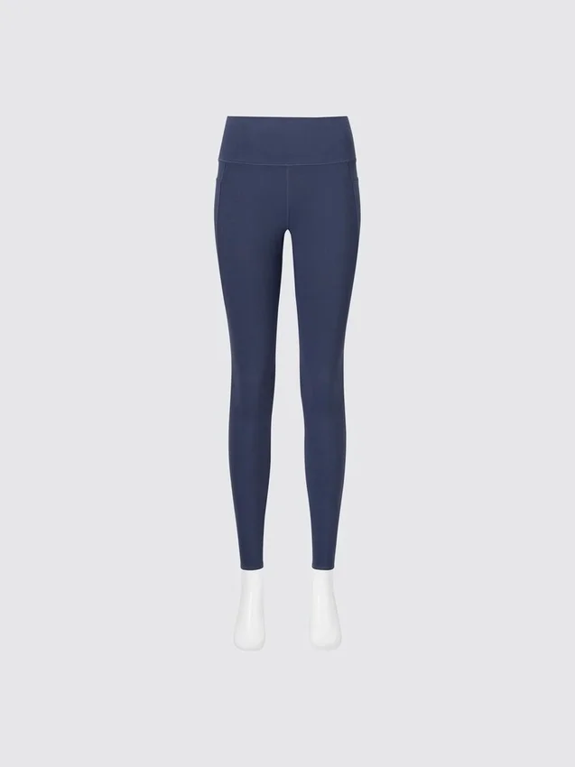 Leggings morbidi con tasche AIRism con protezione UV da donna Leggings morbidi con tasche AIRism con protezione UV da donna