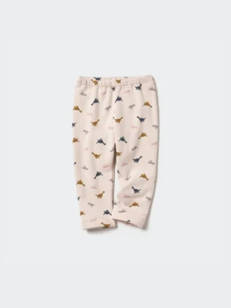 Leggings stampati in pile Baby Baby