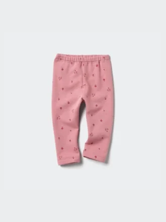 Leggings stampati in pile Baby Baby