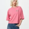 Maglietta corta da donna Babymonster UT con stampa grafica Maglietta corta da donna Babymonster UT con stampa grafica